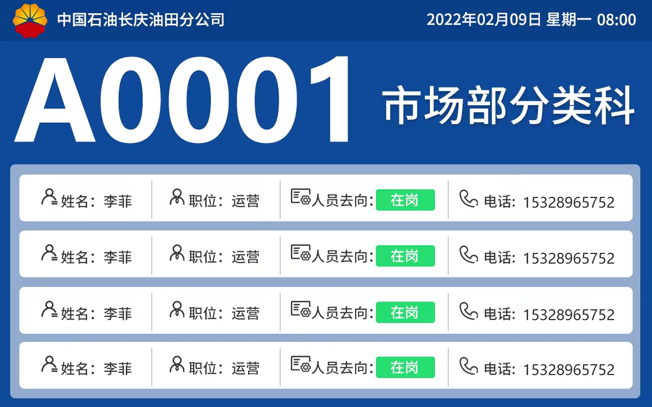 案例分享|GOODEEY為某油田公司定制專屬模板